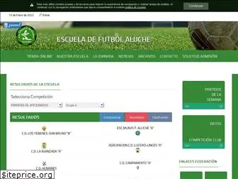 escuelafutbolaluche.es